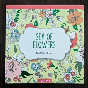 Sea Of Flowers Adult Coloring Book